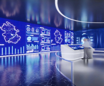 Modern Exhibition Hall-ID:922066934