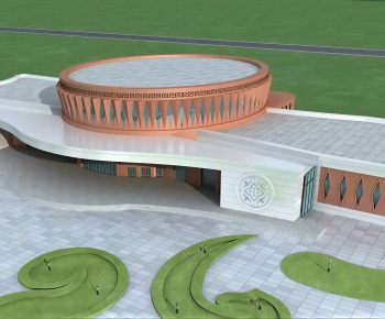 Modern Building Appearance-ID:599736937