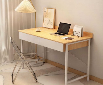 Modern Computer Desk And Chair-ID:614523895