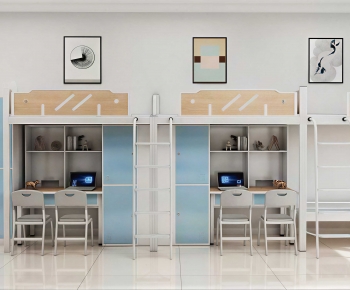Modern Bunk Bed-ID:980206016