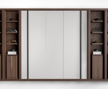 New Chinese Style Decorative Cabinet-ID:424448016