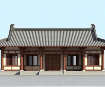 Chinese Style Ancient Architectural Buildings-ID:404795895
