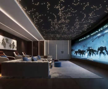 Modern Audiovisual Room-ID:401026965