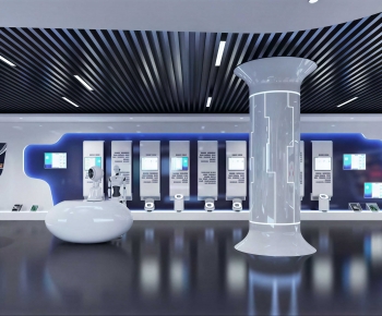 Modern Exhibition Hall-ID:579957013