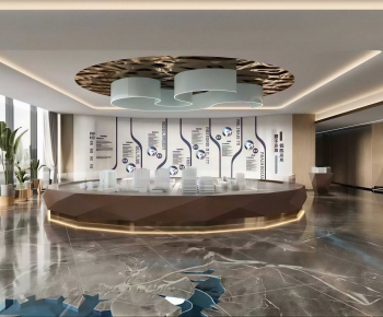 Modern Office Reception Desk-ID:406307943