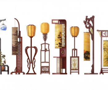 Chinese Style Floor Lamp-ID:915100687