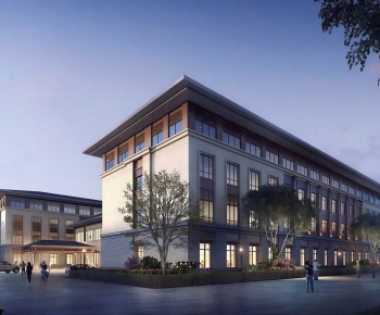 Modern Appearance Of Commercial Building-ID:302355055