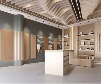 Modern Exhibition Hall-ID:747648008
