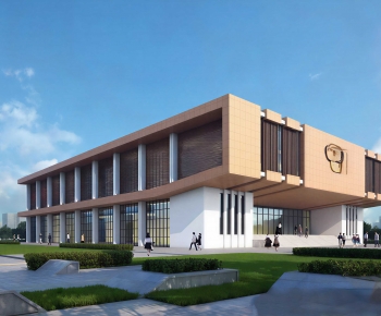 Modern Appearance Of Commercial Building-ID:911300903