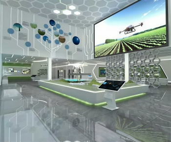 Modern Exhibition Hall-ID:917135953