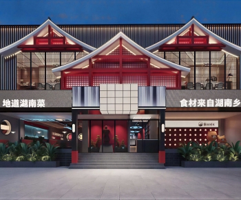 New Chinese Style Facade Element-ID:163209923
