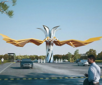 Modern Sculpture Sketch-ID:120862962
