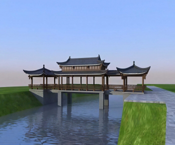 Chinese Style Ancient Architectural Buildings-ID:119127046
