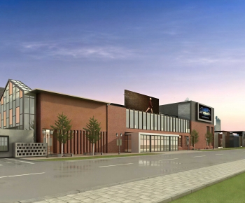 Modern Building Appearance-ID:554424058