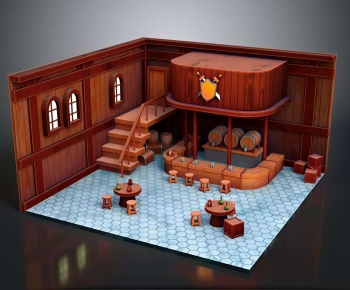 Modern Cartoon House-ID:112169985