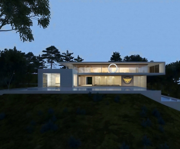 Modern Building Appearance-ID:698158033
