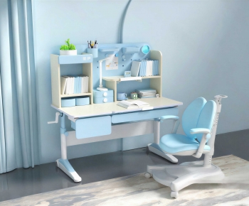 Modern Computer Desk And Chair-ID:985486033