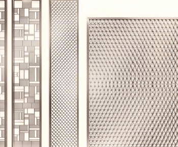New Chinese Style Metal Screen Partition-ID:953671934
