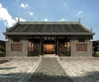 Chinese Style Ancient Architectural Buildings-ID:173513896