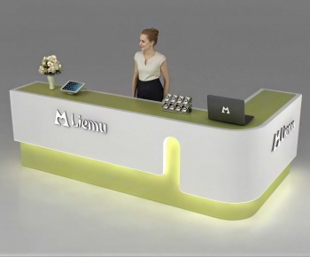 Modern Reception Desk-ID:609661108