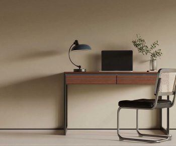 Modern Computer Desk And Chair-ID:117932084