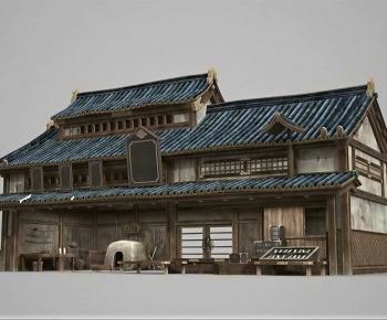 New Chinese Style Appearance Of Commercial Building-ID:283050544