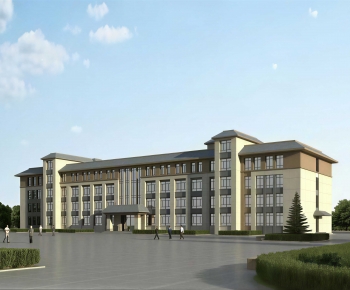 Modern Building Appearance-ID:396590951