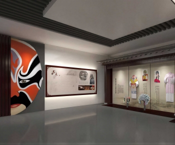 Modern Exhibition Hall-ID:448554041