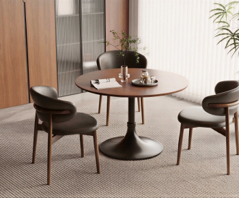 Modern Dining Table And Chairs-ID:283520941