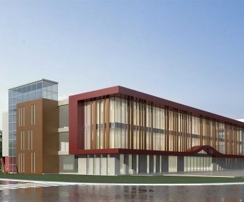 New Chinese Style Appearance Of Commercial Building-ID:264601953