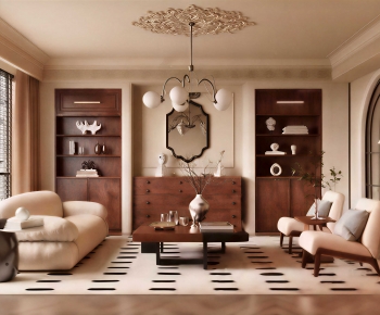 French Style A Living Room-ID:101070453