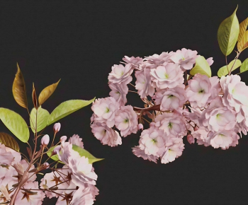 Modern Flowers And Grass-ID:389055971