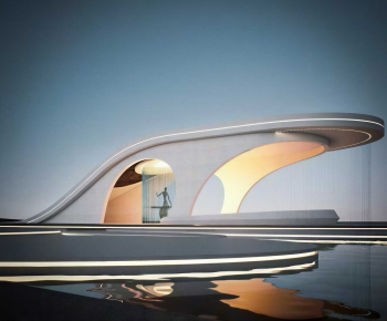 Modern Architecture Of Artistic Style-ID:229240892