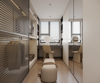 Modern Clothes Storage Area-ID:482758052
