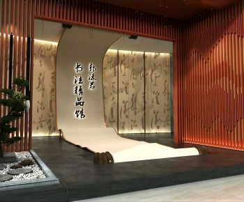 Modern Exhibition Hall-ID:498619178
