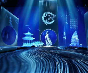 Modern Exhibition Hall-ID:612071998