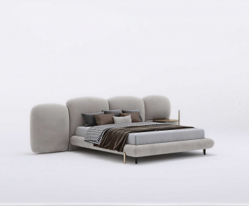 Modern Double Bed-ID:588730108