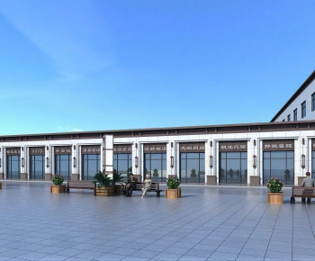 Chinese Style Building Appearance-ID:942802913