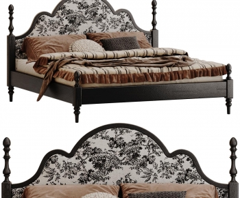 American Style Double Bed-ID:994502075