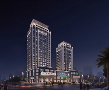 Modern Appearance Of Commercial Building-ID:665792942