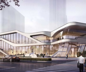 Modern Building Appearance-ID:104305032