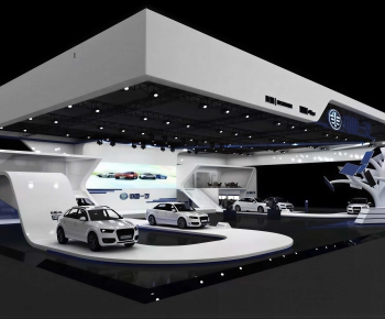 Modern Exhibition Hall-ID:328157909