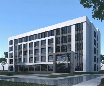 Modern Appearance Of Commercial Building-ID:979590898