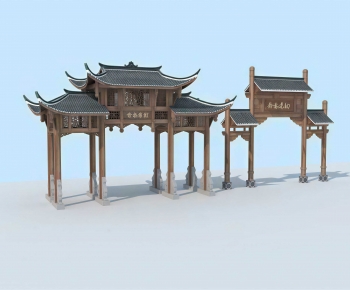 Chinese Style Building Component-ID:969225889
