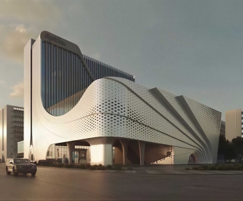 Modern Building Appearance-ID:430696019