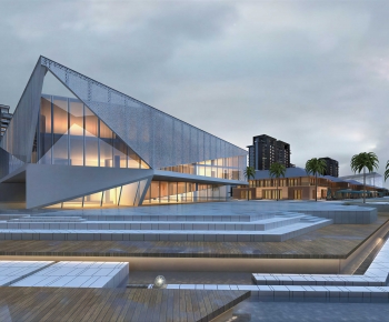 Modern Appearance Of Commercial Building-ID:104090938