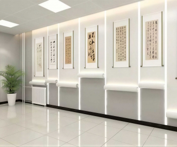 New Chinese Style TV Wall-ID:389760023