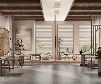 New Chinese Style Teahouse Tea House-ID:380930909