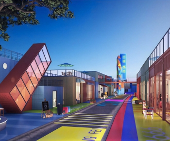 Modern Shopping Mall-ID:999744894