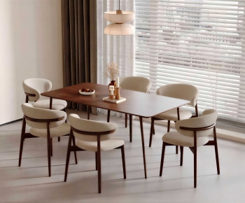 Modern Dining Table And Chairs-ID:218874937